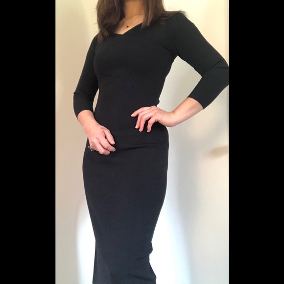 NWT Theory Dress (S) - Daverin Bodycon Black Dress - Picture 6 of 7